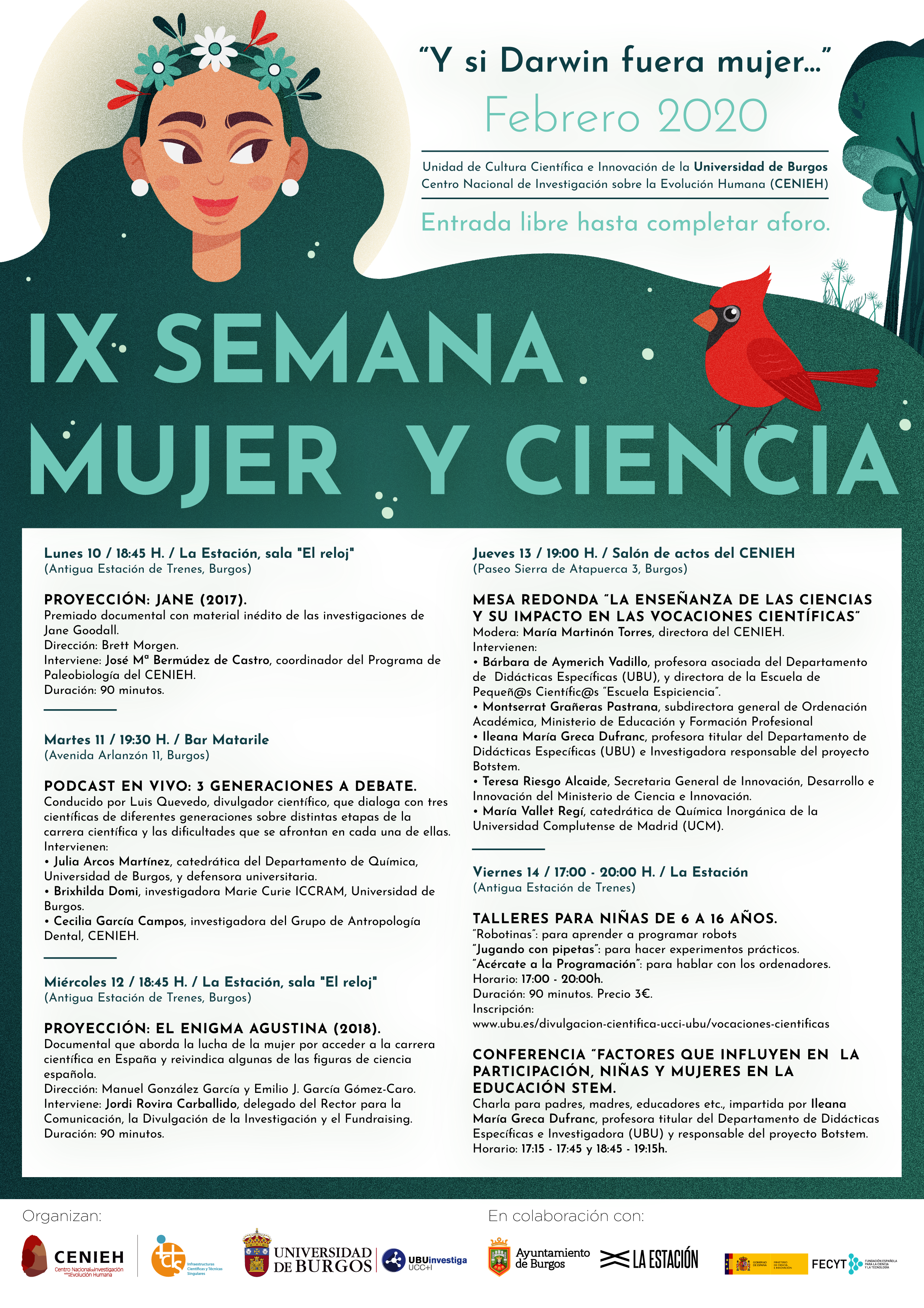 Semana Mujer y Ciencia de Burgos 2020