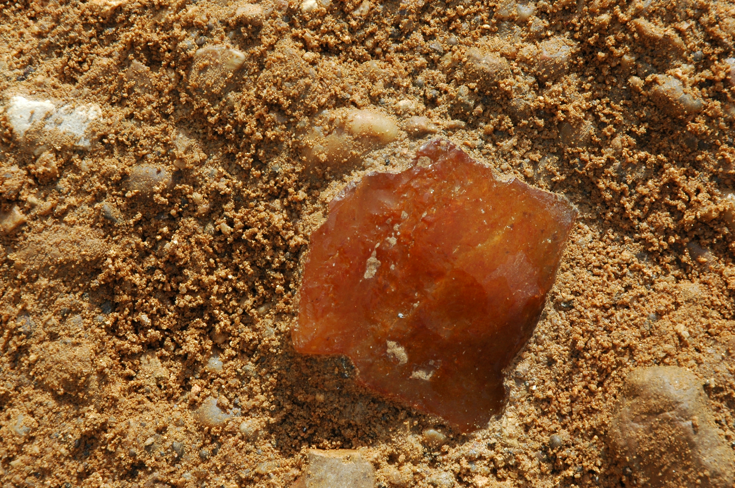 Lasca procedente del yacimiento de Lunery-la Terre-des-Sablons/J. Despriée