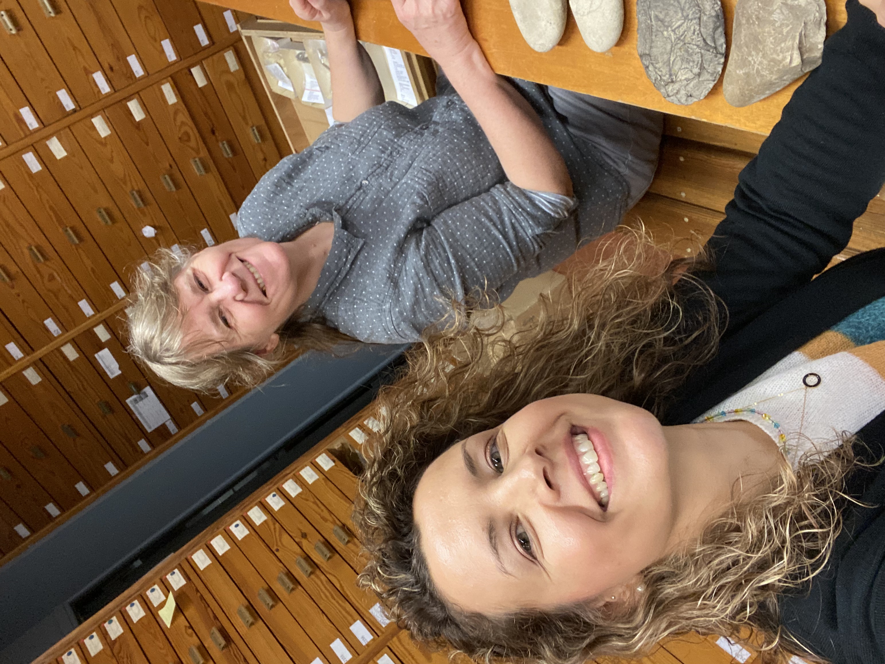 Paula Garcia Medano y Marie-Hélène Moncel