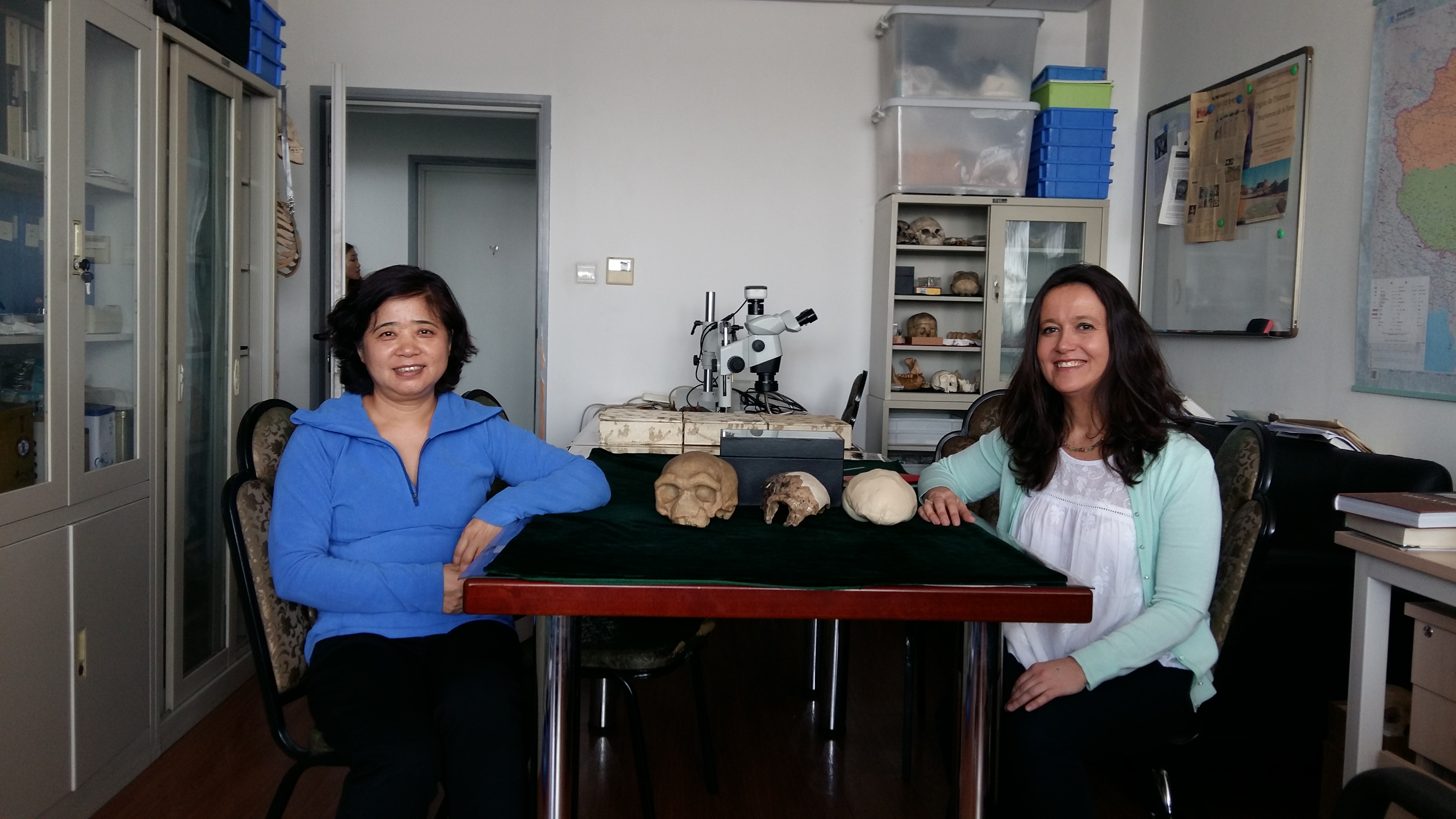 Wu Xiujie y MMT en IVPP en 2014