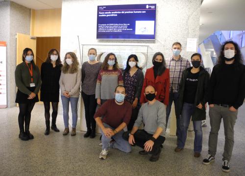 Foto de Grupo Con Emiliano Bruner y Danie García Martínez/CENIEH