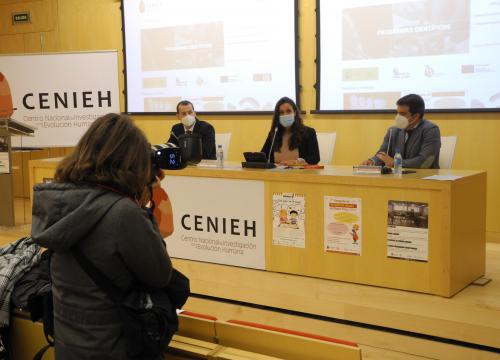 Alberto Navarro, maría martinón Torres y Rubén Requejo/CENIEH