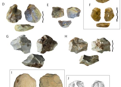 Ejemplos de núcleos de yacimientos del MIS11 europeo/V. Rineau et al