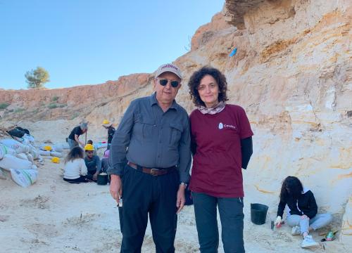Mohamed Sahnouni y Pilar Fernández