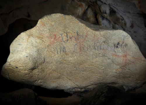 Arte rupestre paleolítico en la cueva de Lumentxa