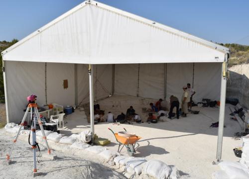 Geólogos del CENIEH en la campaña de excavaciones de Orce 2015