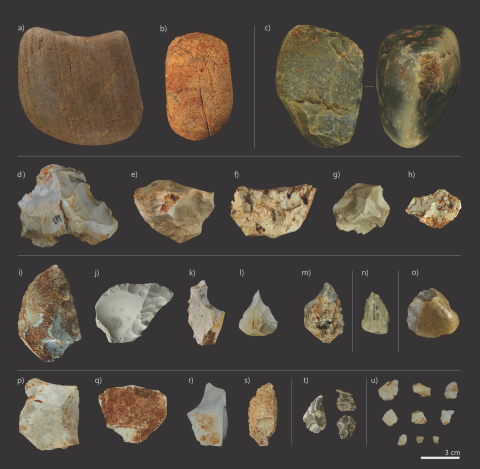 Representative lithic materials from the TD10.2-BB assemblage/Arteaga-Brieba et al
