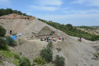 Yacimiento de FLKW en Olduvai