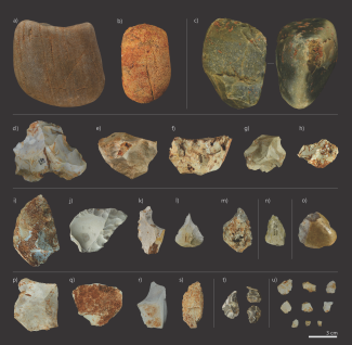 Representative lithic materials from the TD10.2-BB assemblage/Arteaga-Brieba et al