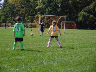 Children doing physical activity/"soccer" michael.newman. is licensed under CC BY-NC-ND 2.0 