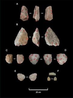 Herramientas líticas de Engaji Nanyori/Mercader et al