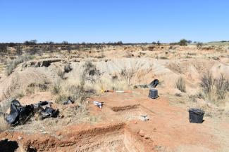 Yacimiento de Lovedale en la campaña de excavación de 2021/Michael Toffolo