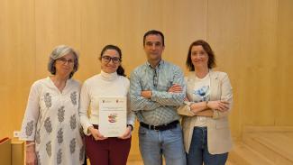 Isabel Hernando y sus directores de tesis