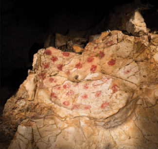 Pigmentos hallados en la cueva de Points/M. Richard et al Pigmentos hallados en la cueva de Points/M. Richard et al