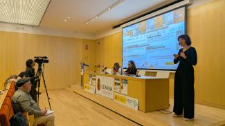 María Martinón Torres y Chitina Moreno-Torres Rodríguez-Contreras persentan la XVI Semana de la Ciencia/UCC+I CENIEH