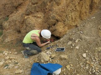 ESR sampling at Los Baños,Concud fault/F Gutiérrez