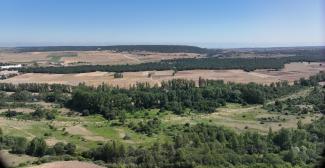 Valle del río Arlanzón, con la sierra de Atapuerca de fondo/A. Benito Calvo Valle del río Arlanzón, con la sierra de Atapuerca de fondo/A. Benito Calvo