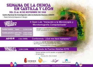 El CENIEH celebra su IX Semana de la Ciencia